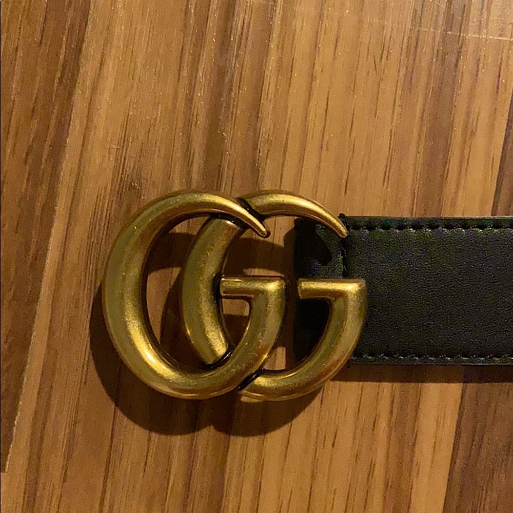 Gold Gucci Belt